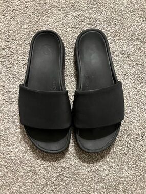 Lululemon Women’s Restfeel Black Slides Size 9
